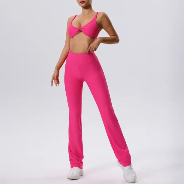 Sexy 2PCS Yoga Suit Sports Set Women Gym Set Women Tracksuit Running Workout Suit Female Sportswear Quick-Drying Yoga Clothes